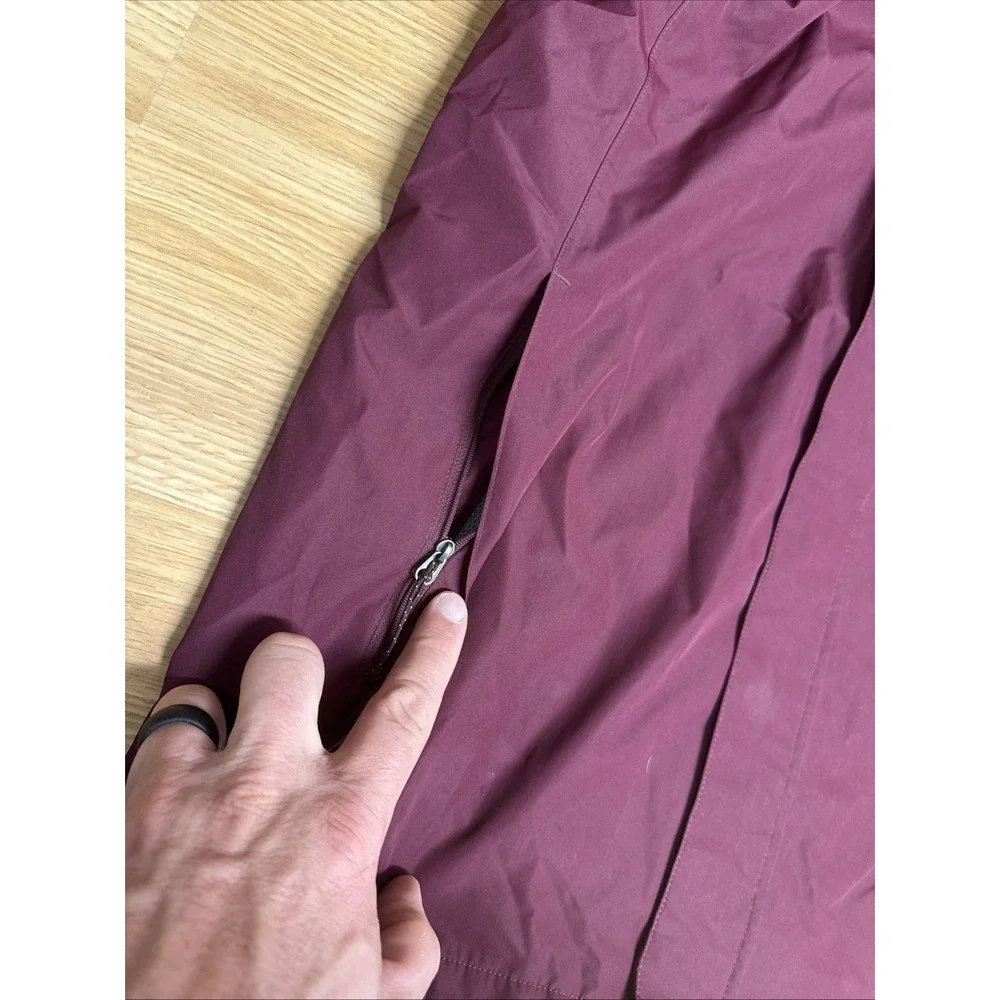 Eddie Bauer Weatheredge Packable Rainfoil Hooded Jacket - Mens Large - Maroon